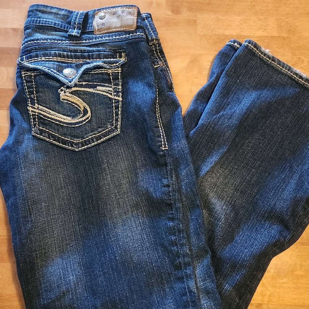 Silver Suki Jeans